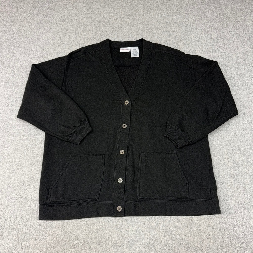 Bobbie Brooks | Cardigan Sweater | Size Large | Black |